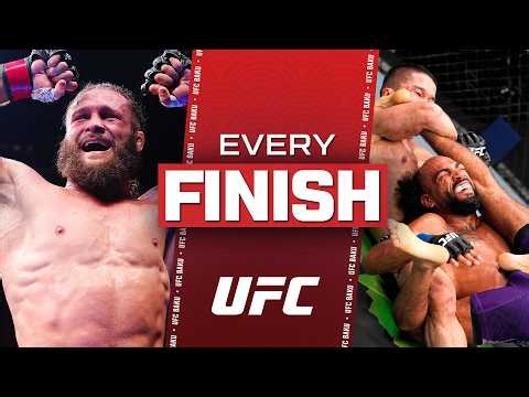 HE'S SLEEPING! | Every Finish From UFC Baku! 🔥