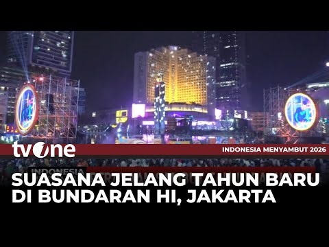 Semarak Menyambut 2026 di Bundaran HI Tidak Surut usai Diguyur Hujan | Indonesia Menyambut 2026