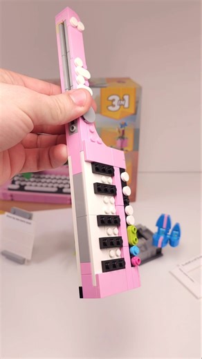 LEGO Keytar (31169) from Creator 3in1 Typewriter with Flowers #shorts @TopBrickBuilder