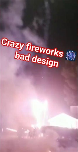 This fireworks disaster got out of hand FAST #viral #fail #fyp #meme #fireworks