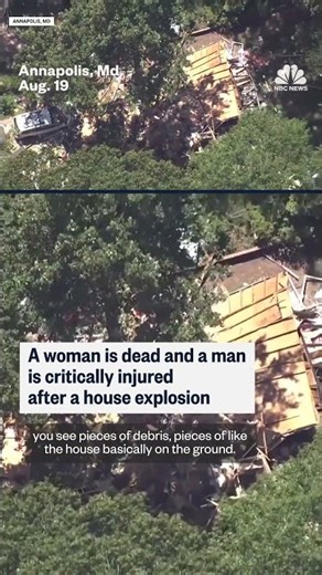 1 dead, 1 hurt in house explosion in Annapolis