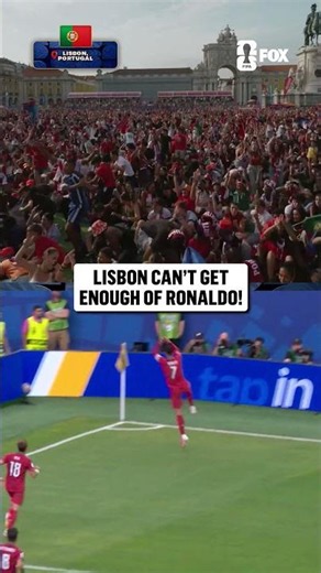 Lisbon goes WILD for Ronaldo’s second goal 🇵🇹