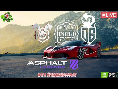 🔴New Asphalt Legends | 2k HDR| Live Stream | Tech Guru | Game Time
