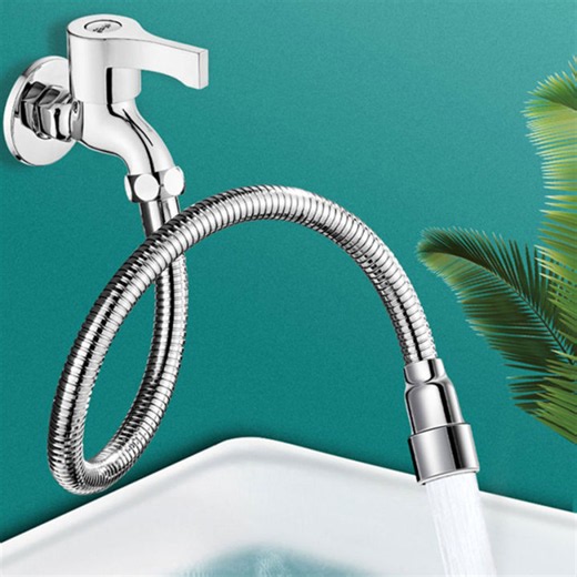 Stainless Steel Universal Faucet Extender 360° Rotation Kitchen Anti-Splash Head Nozzle Aerator Bendable Sink Extension Hose | Lazada Malaysia