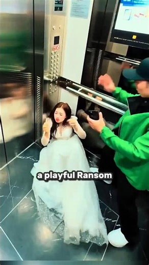 Getting kidnapped before her wedding😨 #funny