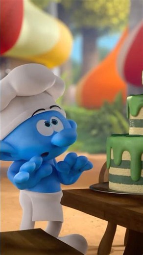 A GIANT Plant Eats Chef Smurf's Cake 🌱