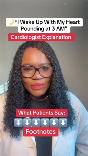 What Patients Say: \t•\t“I jolt awake with my heart racing” \t•\t“It feels like panic but I’m not anxious about anything” \t•\t“My heart is pounding so hard it wakes me up” \t•\t“I’m drenched in sweat when it happens” \t•\t“This never happened before menopause/perimenopause” The Reality: \t✅•\tSleep apnea causes adrenaline surges that wake you \t✅•\tAtrial fibrillation often starts at night \t✅•\tNighttime hypoglycemia triggers stress hormones \t✅•\tHormonal changes (especially for women) affect