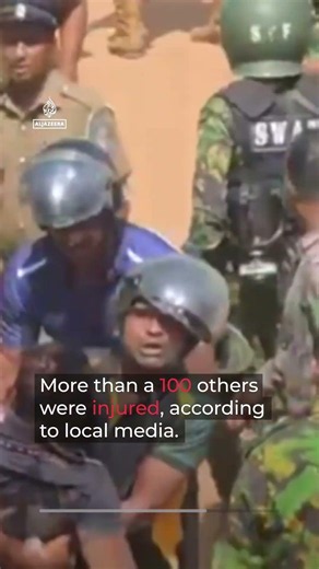 Inmates and guards killed in deadly fighting at Sri Lanka prison