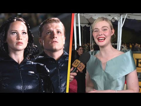 Elle Fanning REACTS to Jennifer Lawrence and Josh Hutcherson's Hunger Games Return!