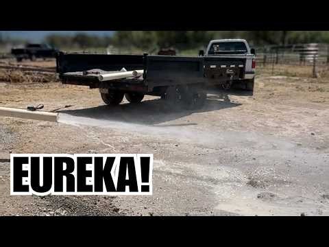WE HIT WATER! ~ Our new well is almost done :)