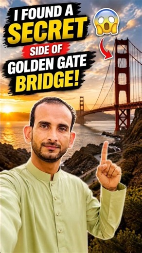 I Explored the Golden Gate Bridge Like Never Before! 🌉😱🇺🇸