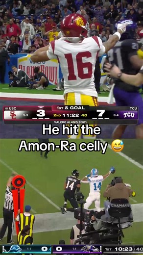 The cellys from #USC wide receivers don’t disappoint 😂 #cfb #collegefootball #lions #espnsocial