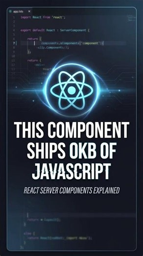 This React Component Ships 0KB of JavaScript 🤯