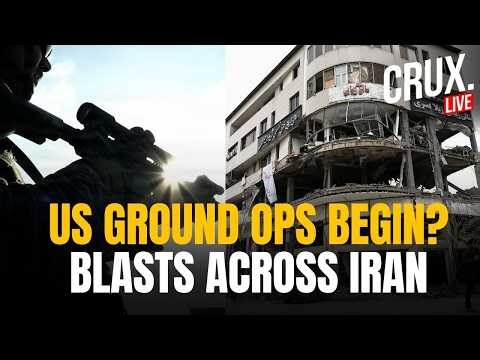 IRAN LIVE |Heavy Gunfire, Explosions In Tehran, US Ground Invasion Begins? | Hormuz | Israel | IRGC