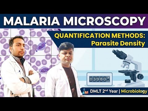 Malaria Microscopy: Quantification Methods of Malaria Parasites Density | DMLT 2nd Year Microbiology