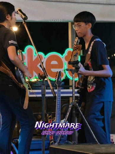 NIGHTMARE (Avenged Sevenfold) Cover – OZONE Band Live at Naka Market