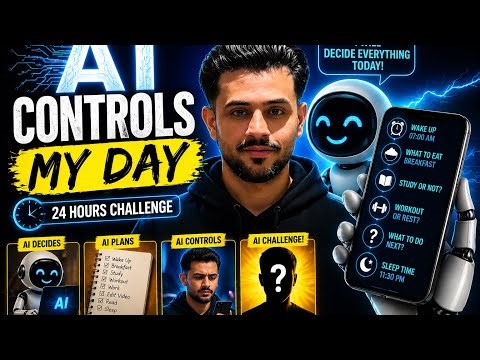 Ai Controls My Life For 24 Hours || Sara Din Kiya Kiya Challenge Kiye?