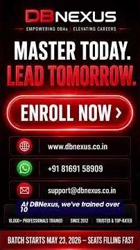 Oracle 26ai DBA Training 2026 | Earn Up to ₹40 LPA #oracledba #oracle26ai #oracle