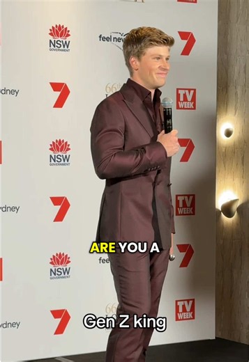 No cap, just host duties. #robertirwin #logies #redcarpet #irwins #genz