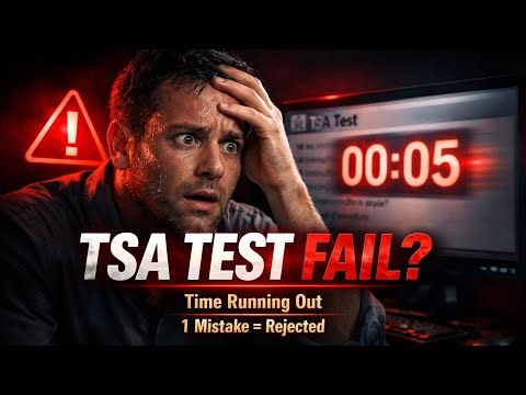 TSA Assessment Test Explained (2026) | How to Pass TSA CBT Test First Try