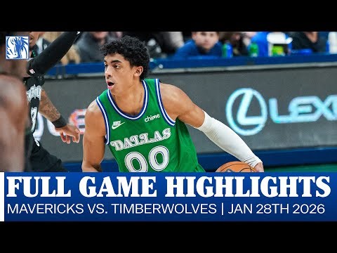 Mavericks Highlights vs. Minnesota Timberwolves | January 28, 2026
