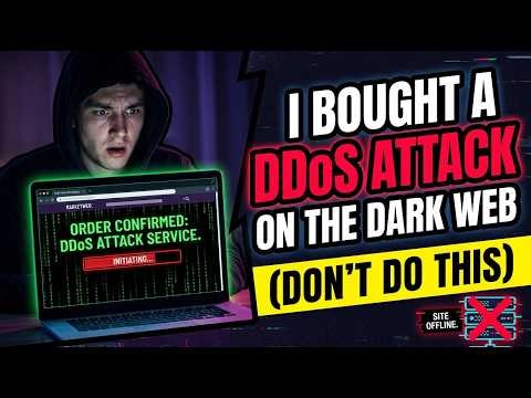 i bought a DDoS attack on the DARK WEB don't do t