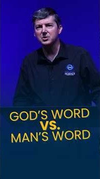 God's Word vs. man's word