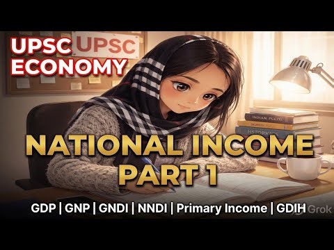 UPSC Economy | National Income Part 1 | GDP, GNP, GNDI, NNDI, Primary Income & GDIH | Complete #upsc