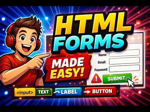 HTML Forms Tutorial for Beginners | Step-by-Step Guide to Forms in HTML