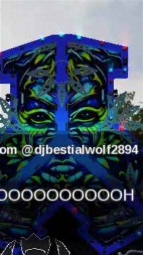 Roblox Rave Defqon1 UV Stage #roblox #hardstyle #festung