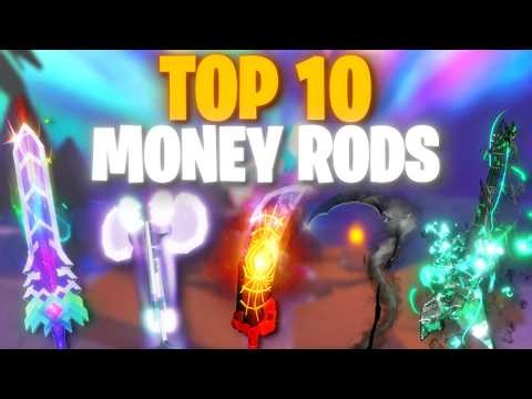 Top 10 BEST Money Making Rods in Fisch! (Make Billions Fast)