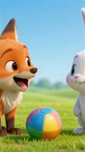 🦊 The Little Fox Meets a Bear and a Bunny! 🐻🐰 | Fun English Story for Kids