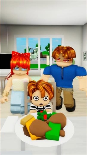 He didn’t want to eat vegetables then.. 😨😤 | Doomer #roblox #robloxshorts #shorts