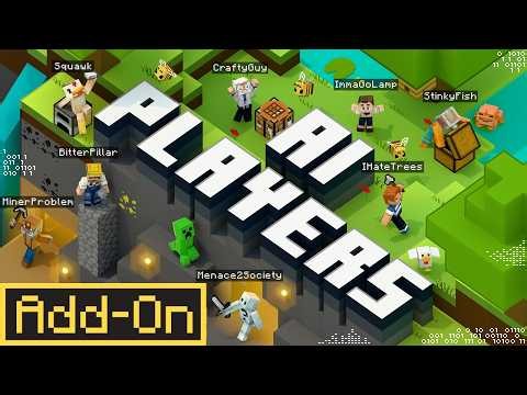 AI PLAYERS ADDON Adds REAL AI Friends to Minecraft Bedrock