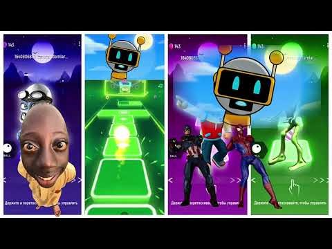 Crazy Frog🆚Sprunki🆚Paw Patrol Ryder🆚Alien Dance🎶 Tiles Hop EDM Rush