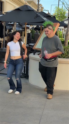 Asking a stranger to buy me Gucci