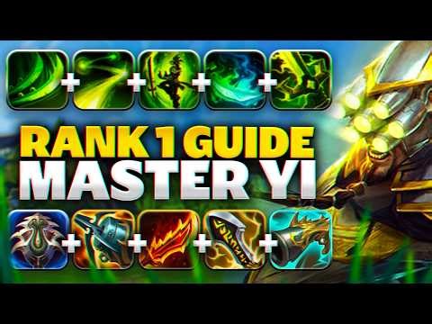 THE ULTIMATE MASTER YI JUNGLE GUIDE TO SEASON 16 | Items, Runes, Combos
