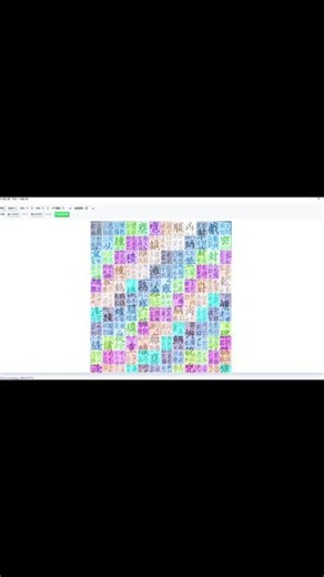 古籍字体字库制作教程（二）切分字块 这一步切分时，需要保留上下块之间一定的重叠量，左右块之间也要有点重叠量，为了便于处理识别，可以先切分成竖条，再次切分成块。#古籍#字体#制作#教程#软件