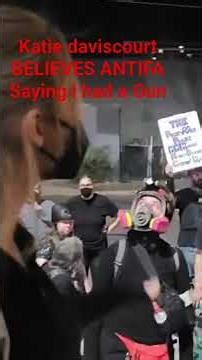 Portland Oregon "ICE" Building Protest "ANTIFA" Makes Katie daviscourt believe dirty LIES 2025