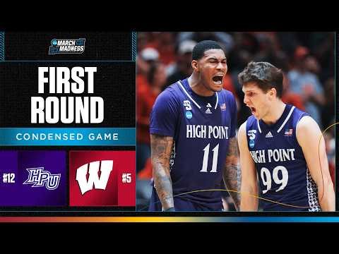 High Point vs. Wisconsin - First round NCAA tournament extended highlights