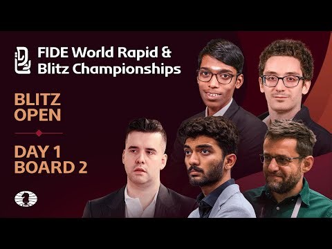 Board 2 | Day 1 | Open | FIDE World Blitz Championship 2025