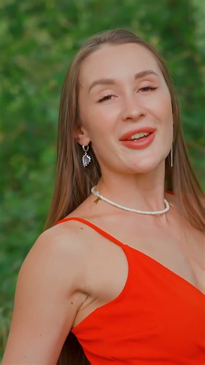 RELAX STRETCHING IN A RED DRESS | KRISTINA BY THE RIVER