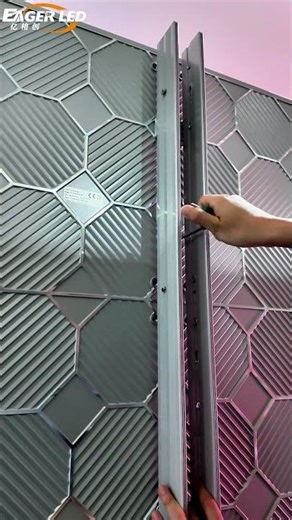 LED poster screens that can be connected and combined!#ledscreen #ledvideowall #ledboard #eagerled