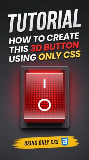 Master 3D Buttons: Pure CSS No JS Switch Tutorial