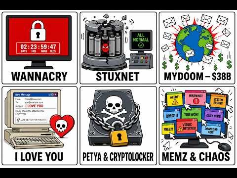 The Most Dangerous Computer Viruses Explained in 9 Minutes #explained #computer #virus
