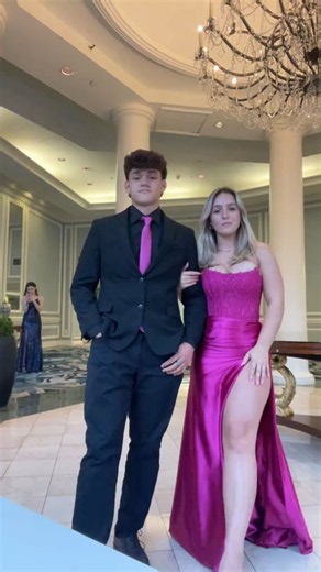 Fuchsia Prom Dress