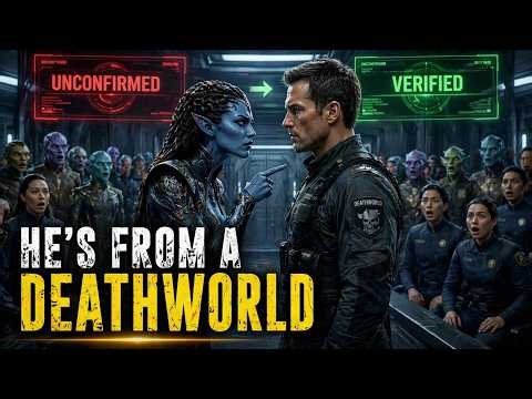 Alien Woman Diplomat Questioned Her Human Guard—He Was from a Deathworld. Silence