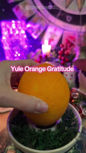 Yule Orange Gratitude and Abundance Ritual Guide