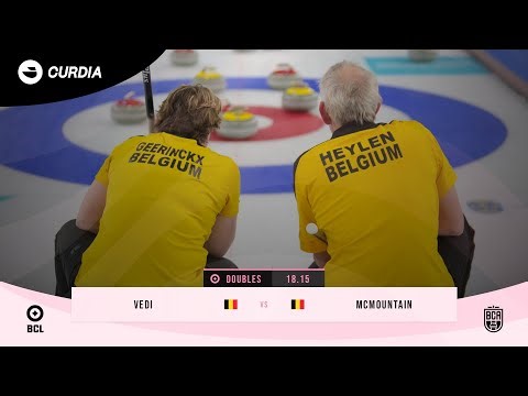 VeDi 🇧🇪 vs McMountain 🇧🇪 🥌 Belgian Curling LIVE! 🔴 BCL Mixed Doubles #curling