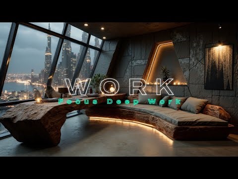 Hyperfocus Mode Music | Study Focus Amidst City Lights ~ Max Concentration